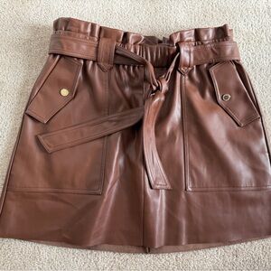 Marc New York Chocolate Brown Mini Skirt